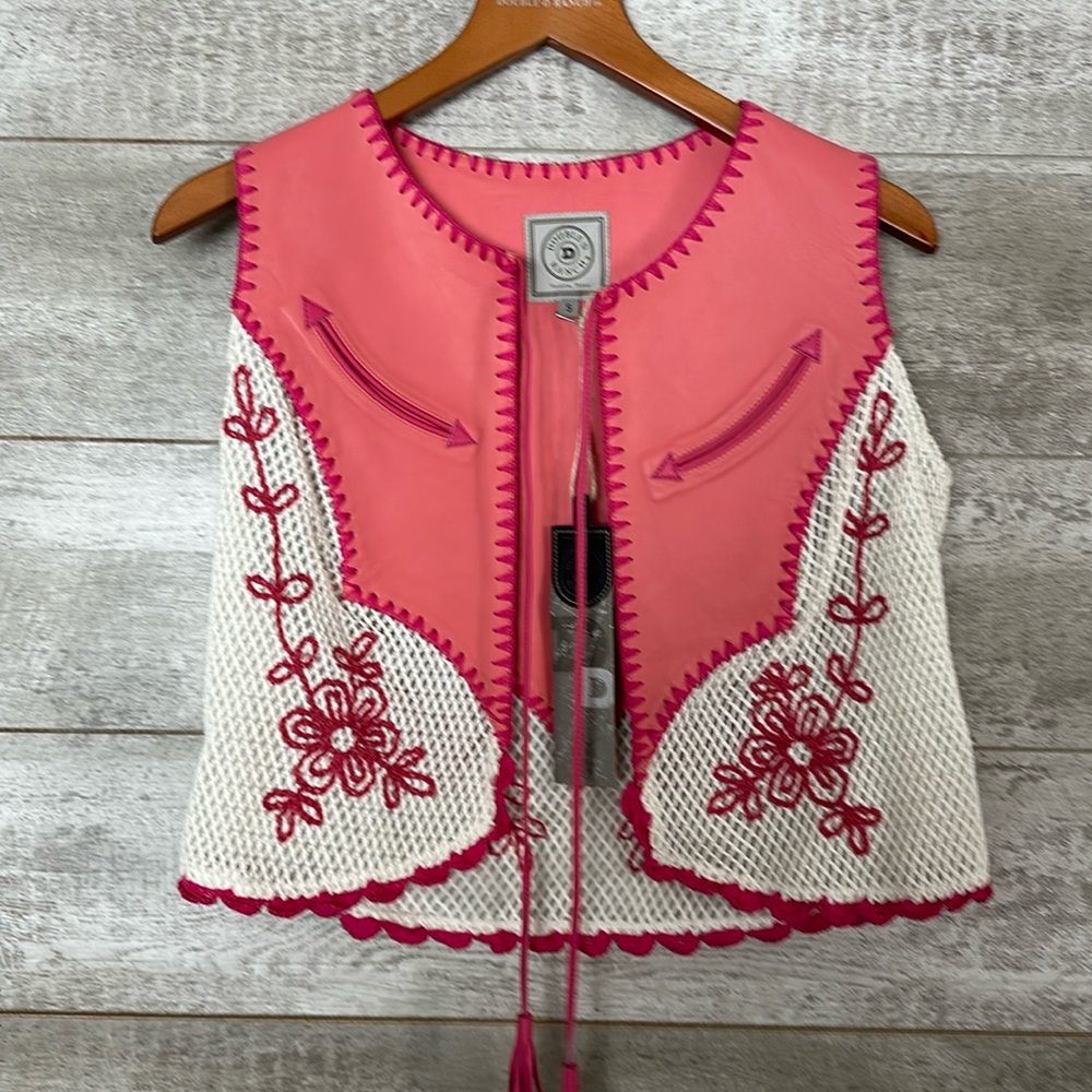 Double D Ranch leather vest